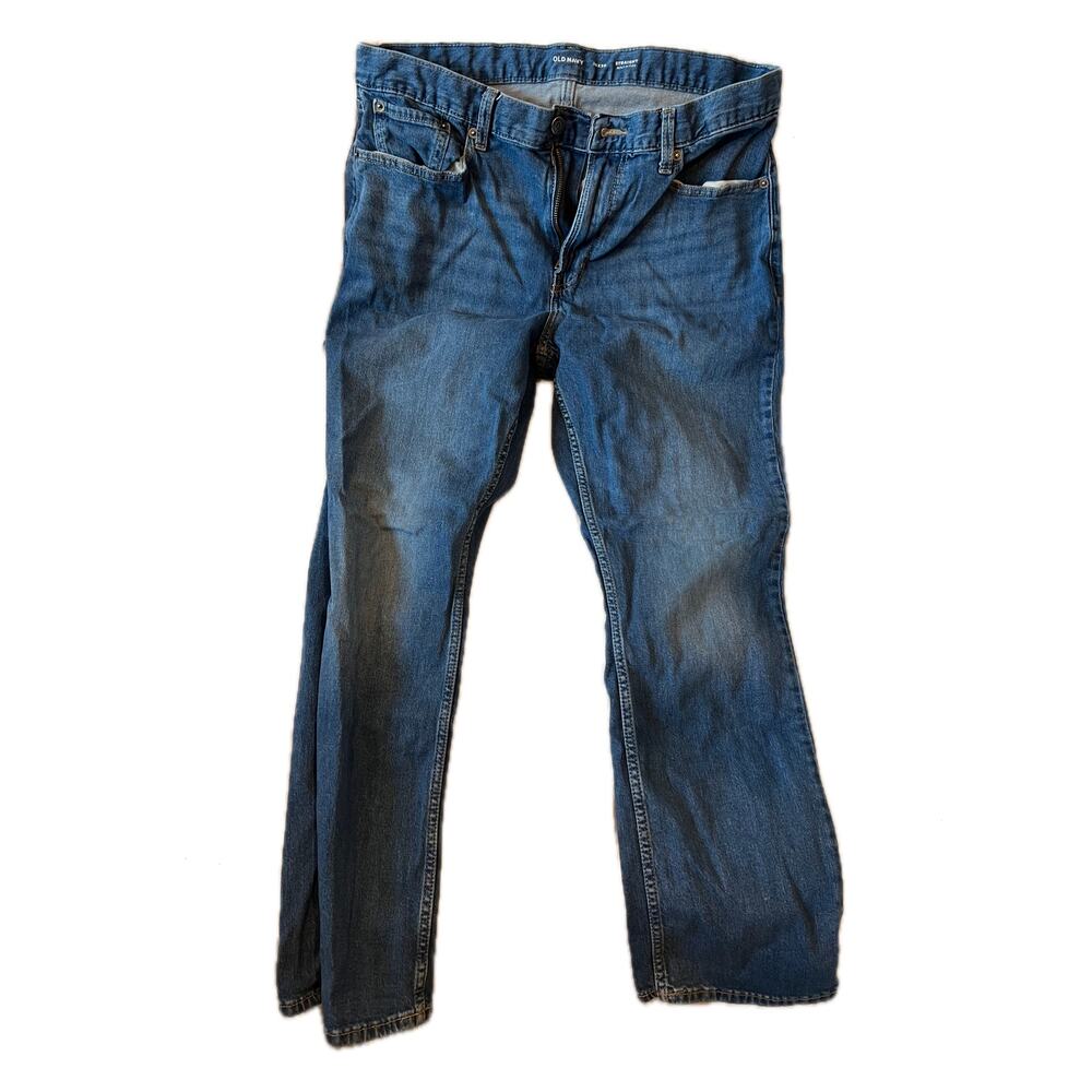 Old Navy Straight Leg Jeans, Men's 36x30 - Picture 1 of 3